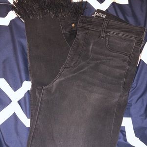 Fringe jeans